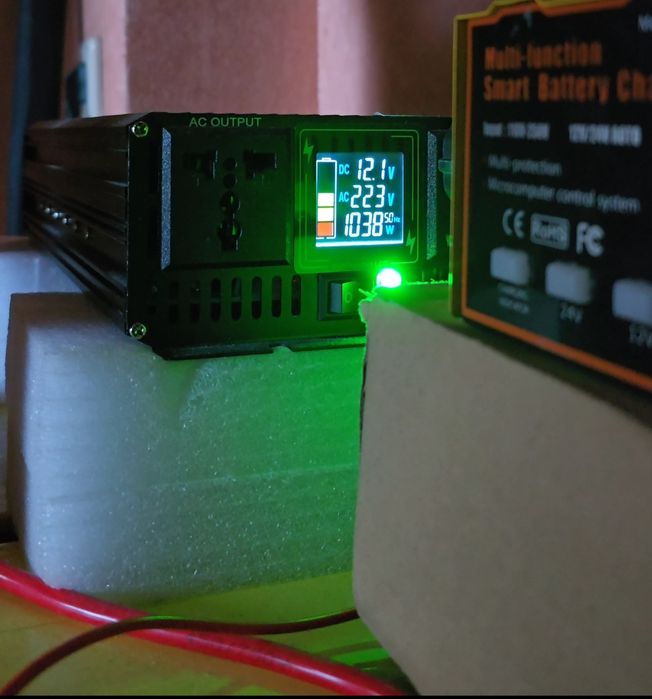 станція живлення інвертор  до 5квт 12в 440 аг