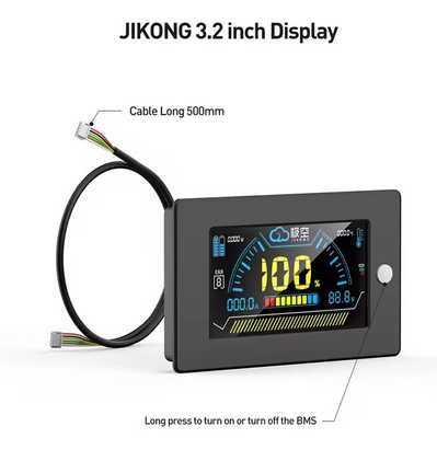 LCD JK do BMS JK Wyświetlacz do BMS JK 3,2''