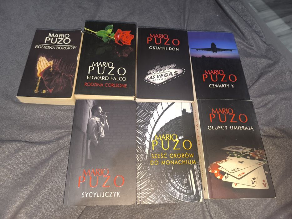 Seria książek Mario Puzo 8 sztuk
