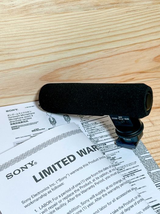 Sony ECM-GZ1M - Video Microfone - Sony Mi Shoe