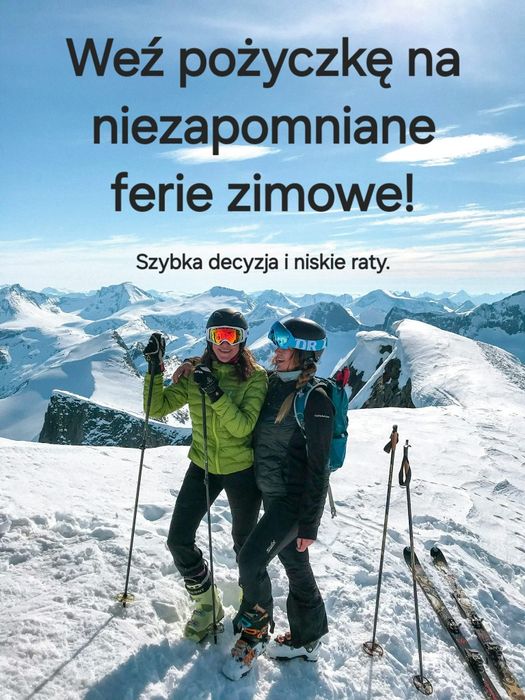 Ekspresowa pożyczka na wymarzone ferie zimowe
