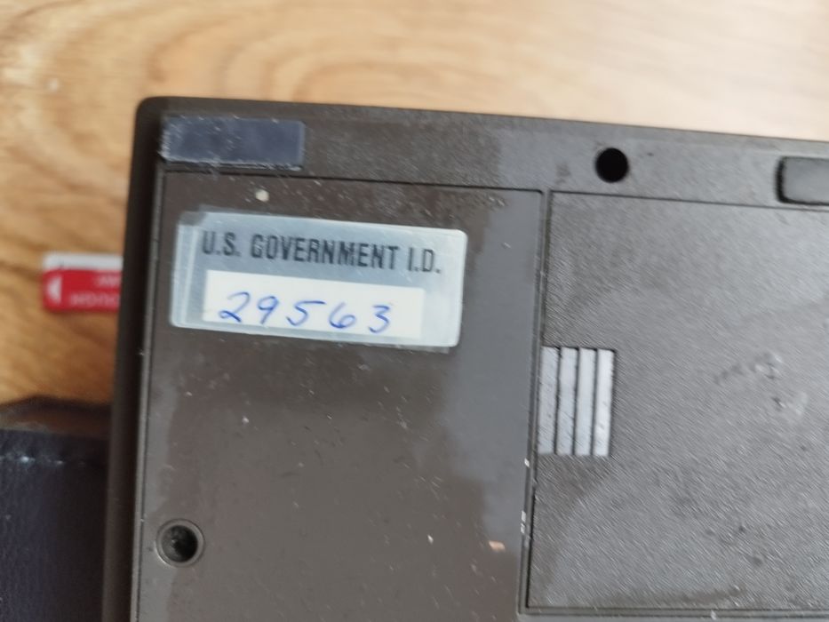 Hewlett-Packard HP-75C, przenośny komputer kieszonkowy z 1982 roku.