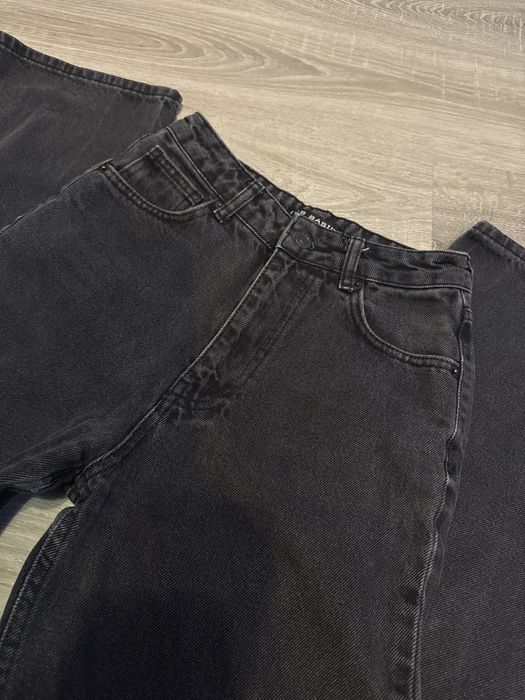 Прямі джинси чорні XS