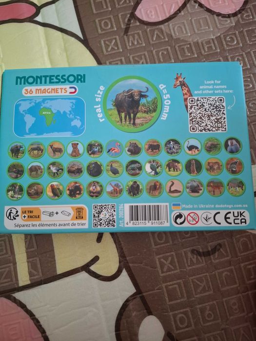 Монтесорі магніти