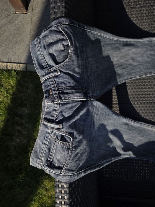 Levi's 511, Levis 511, 33 34, W33 L34, granat, szary jeans