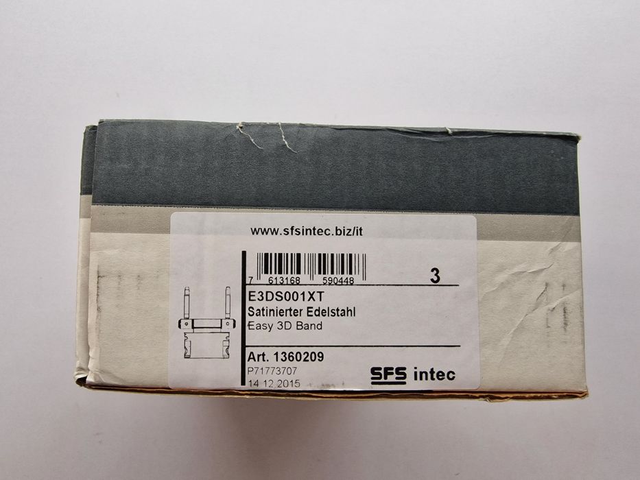 Dobradiças SFS Easy 3D Inox