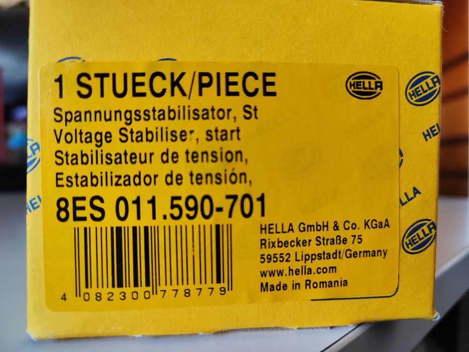 Mercedes - Erro "Bateria Auxiliar Falha" ("Bateria" HELLA)