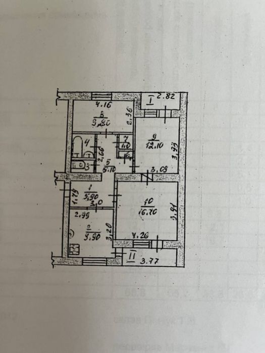 Продаж 3-кімнатної квартири  68м2, цегла, гарний район