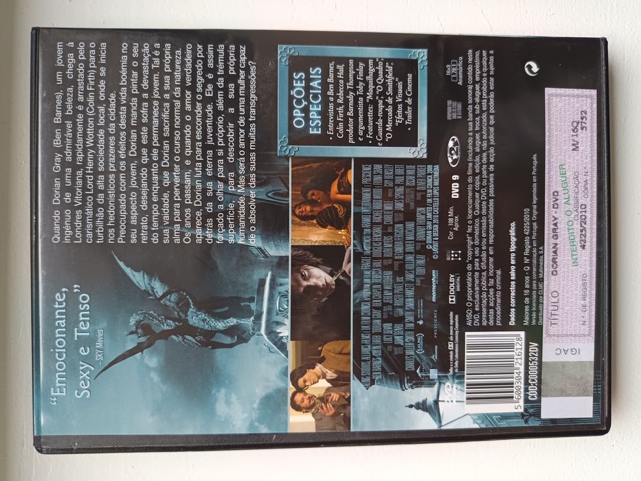 DVD Dorian Gray  .