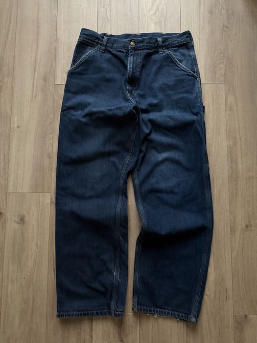 Carhartt Single Knee Pants Denim Джинси Кархарт С М розмір