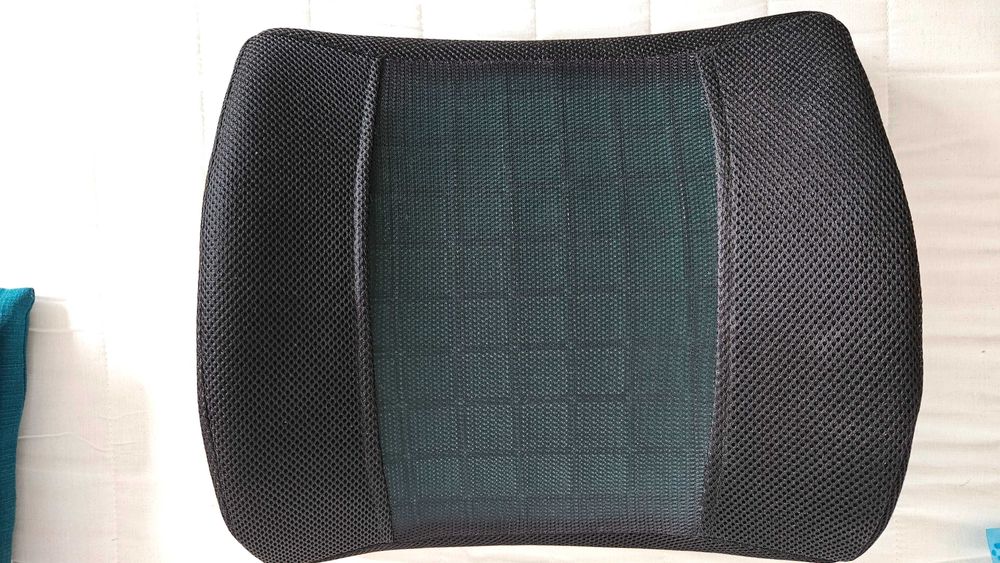 Almofada com gel para as costas