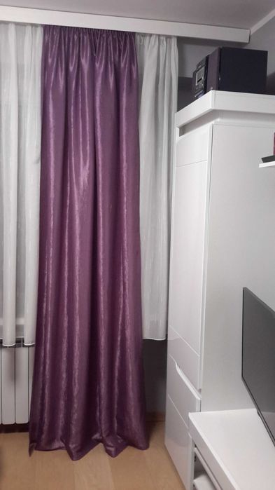 Zasłony kolor fioletowy