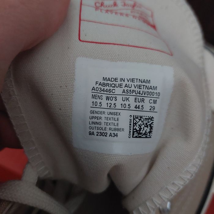 Buty trampki męskie converse Chuck tylor 70 hi 44.5