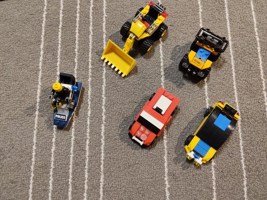 LEGO autka 5 sztuk