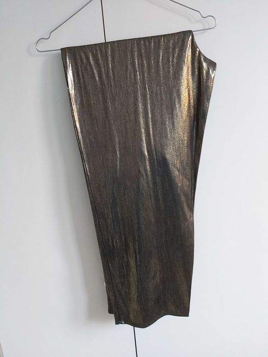 Karnawał! Okazja! Spodnie w kolorze złotym.