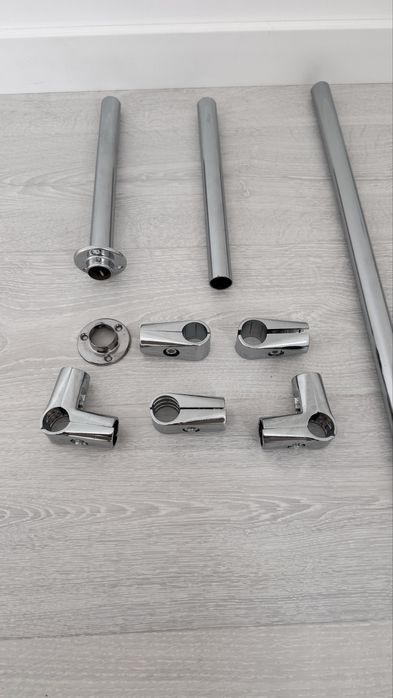 Drazki drazek na ubrania rozety laczniki chrom