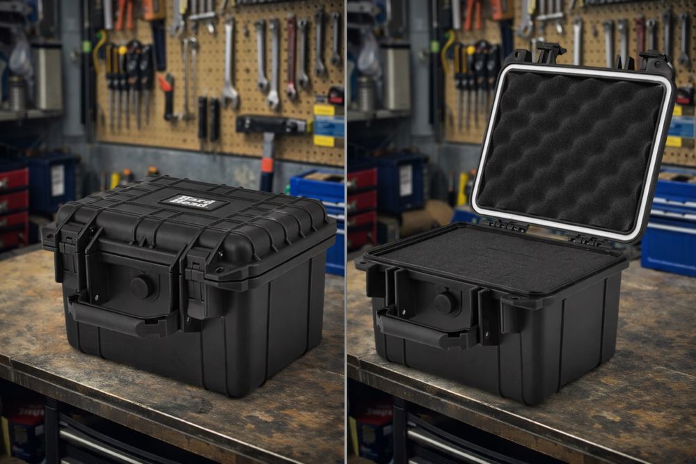 Walizka ochronna 27 × 25 × 17,5 cm z wkładami piankowymi