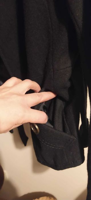 Sobretudo Cor preta - Oferta envio