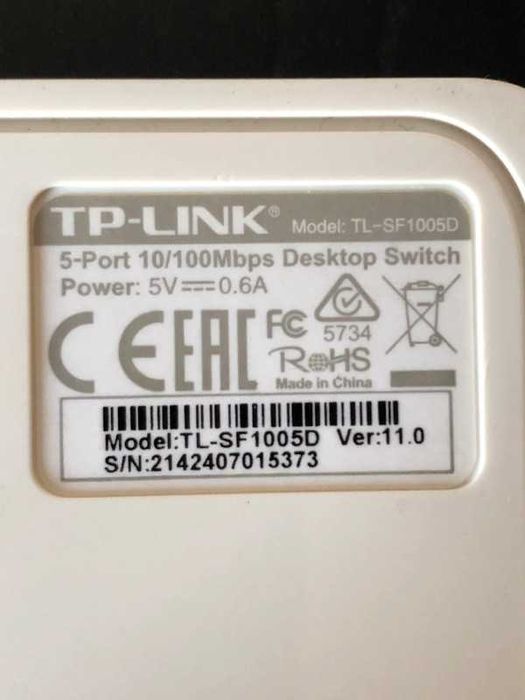 TP Link Ethernet switch