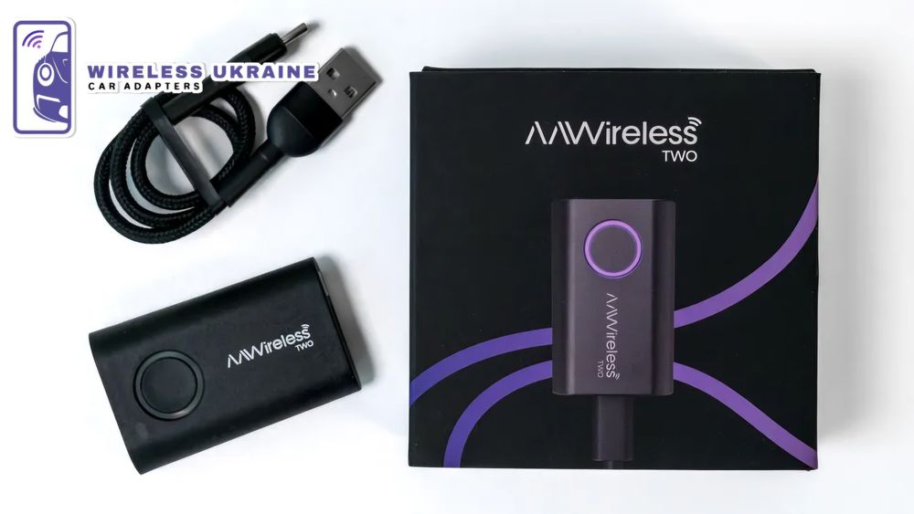 AAWireless TWO Адаптер для бездротового підключення Android Auto