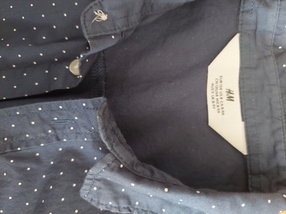 Koszula krótki rękaw 134 H&M