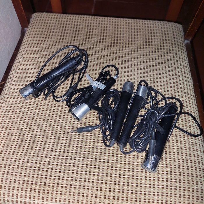 Gravador Sanyo + microfones