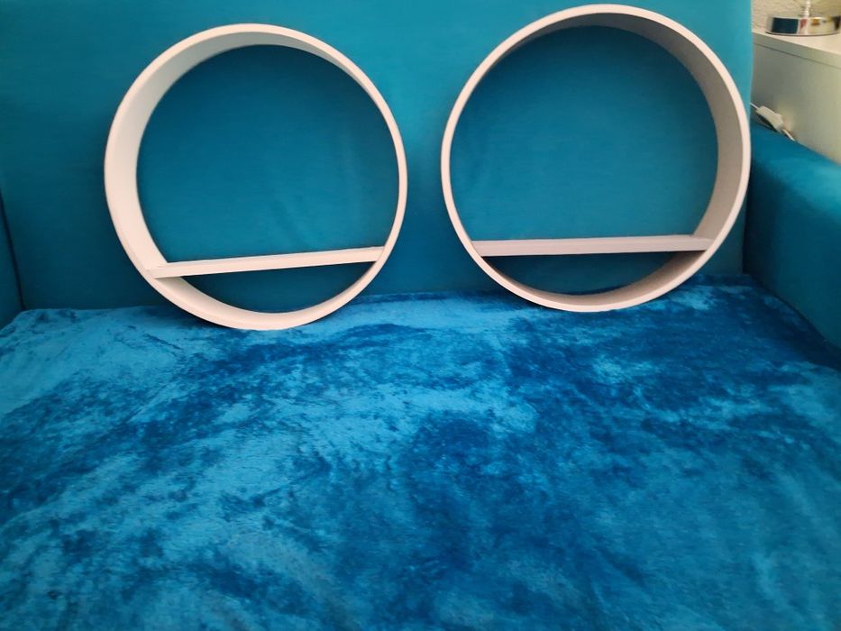 Półki okrągłe wiszące 2szt