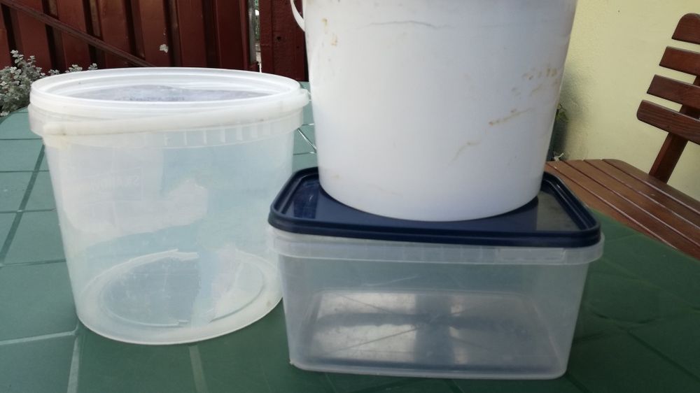 Wiaderka plastyczne 3 l, 5l