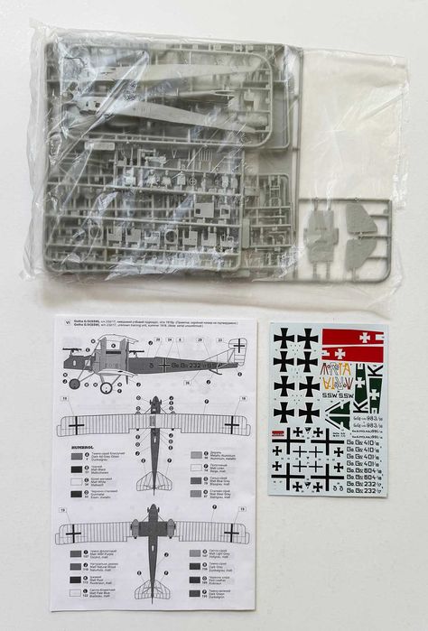 Roden_GOTHA G.IV. Esc.1:72. Completo e como novo.