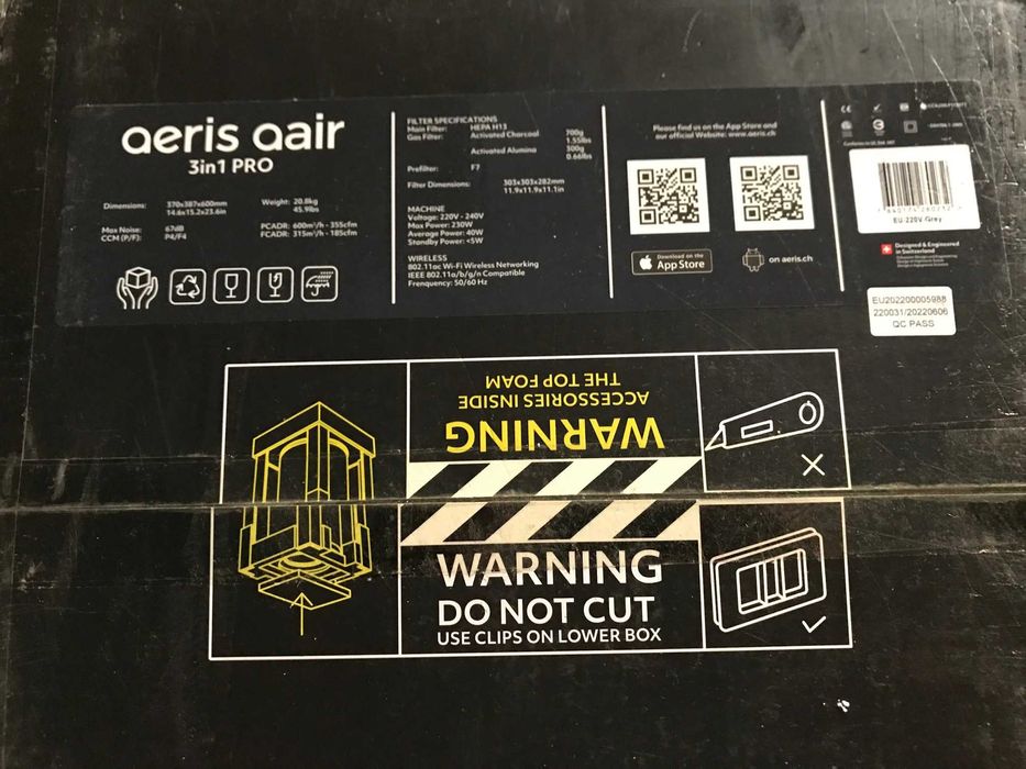 Oczyszczacz powietrza AERIS by iRobot Aair 3-in-1 Pro pomoc na alergie