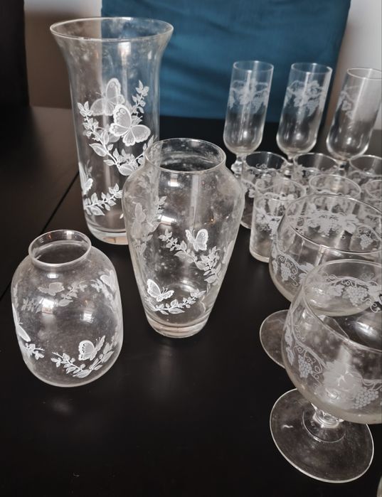 Conjunto de louça vintage Luminarc coleção Sarment