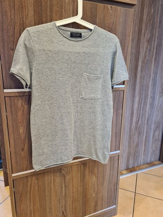 Szara koszulka ZARA rozmiar S