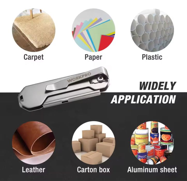 WORKPRO Ніж швидкозмінний Складной строительный нож