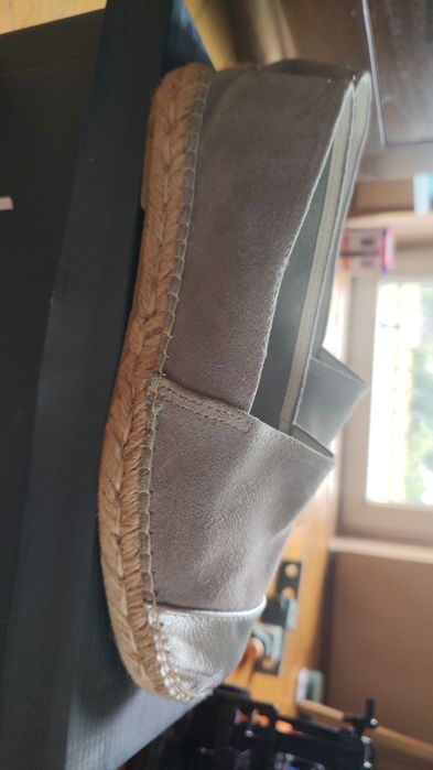 Espadryle skórzane 41