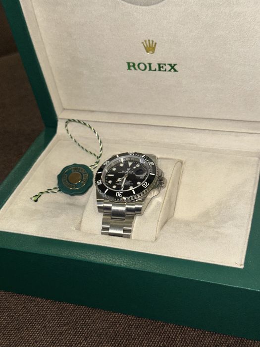 Rolex Submariner 36mm com caixa.