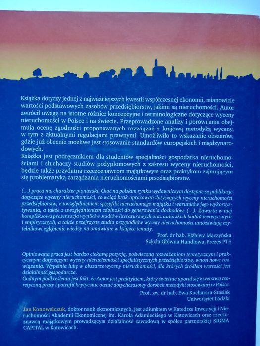 Wycena nieruchomości przedsiębiorstw, Konowalczuk