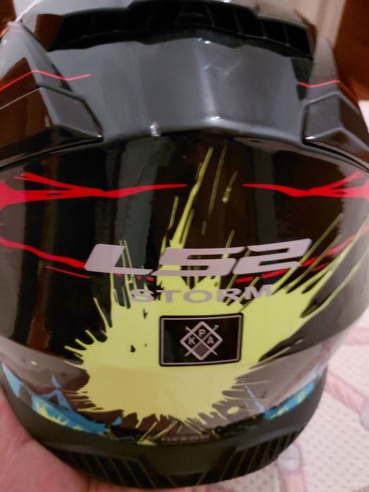 Capacete LS52  Strim  e luvas da Honda