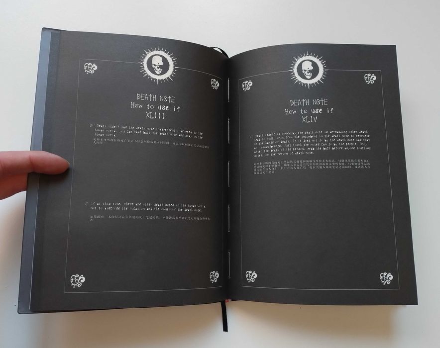 Death Note Cosplay Notebook anime notatnik notes