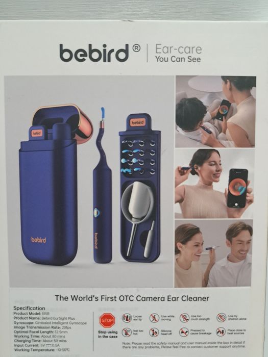 Розумний візуальний очищувач вух (отоскоп)  Bebird EarSight Plus з HD-камерою