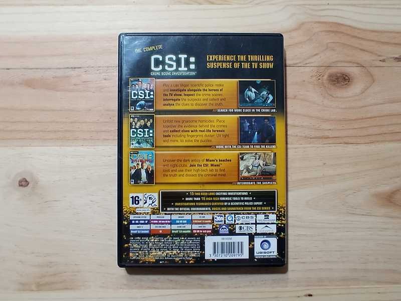 Jogo The Complete CSI - PC