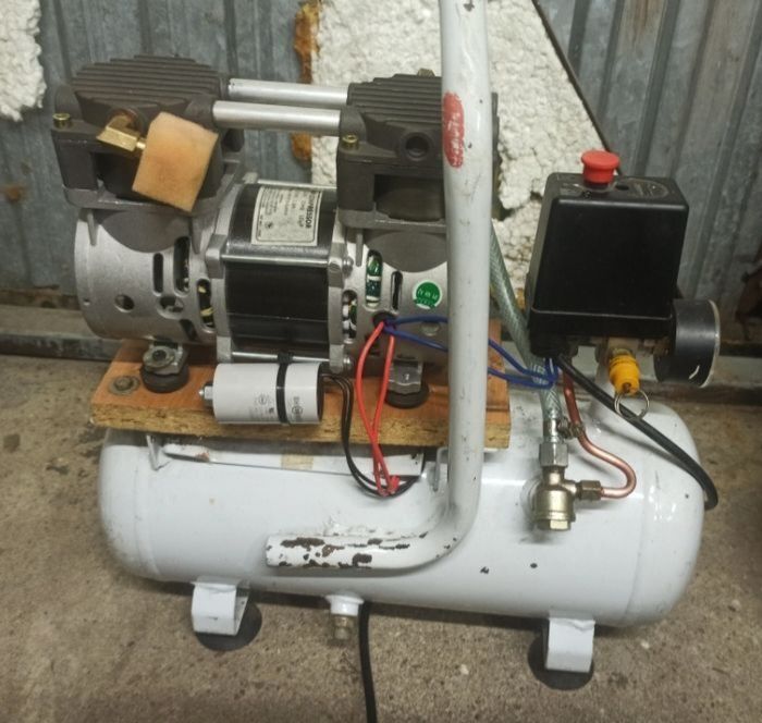 Nowa sprężarka bezolejowa, Kompresor bezolejowy pompa powietrza silnik