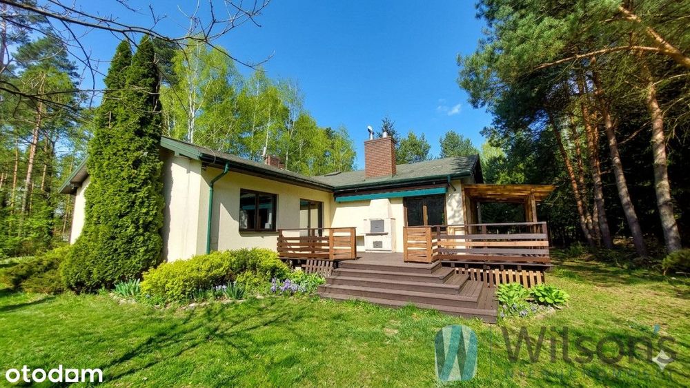 Parterowy dom 156 m na działce 9130m2