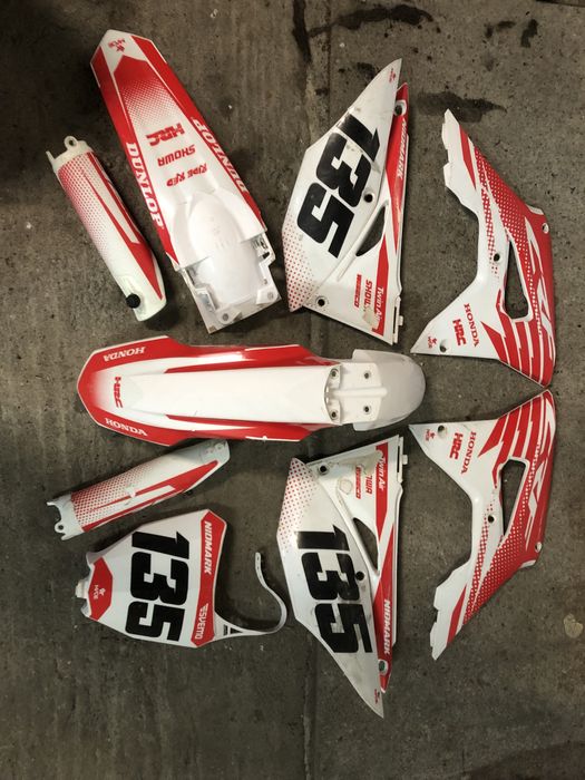 Honda 250 CRF 450 Plastiki Owiewki Komplet 2019