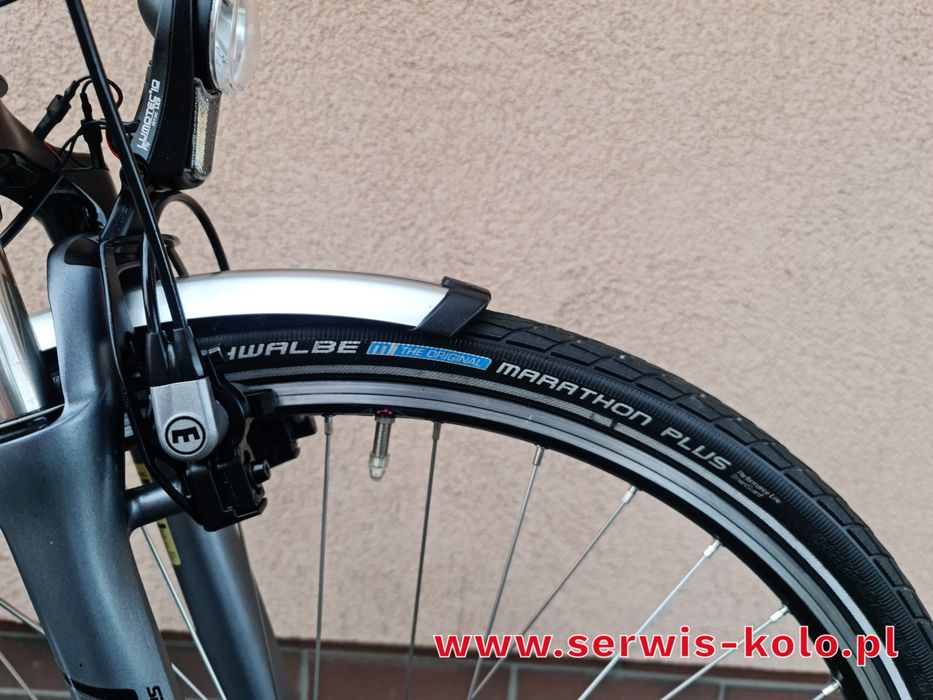 Rower elektryczny damski damka FLYER koła 28 SHIMANO NEXUS okazja
