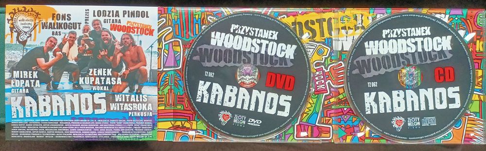 Kabanos cd + dvd Przystanek Woodstock 2013 stan bdb