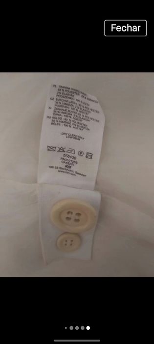 Sobretudo branco   H&M