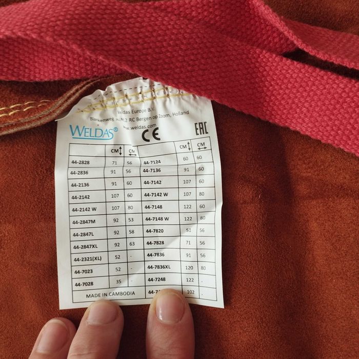 WELDAS Fartuch spawalniczy 44-7142 NOWY