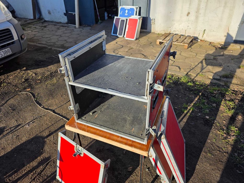 Rack 3U + mikser 10U   flightcase case skrzynia FAKTURA