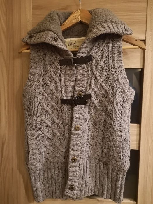 Nowa Modna Kamizelka / bezrękawnik damski S