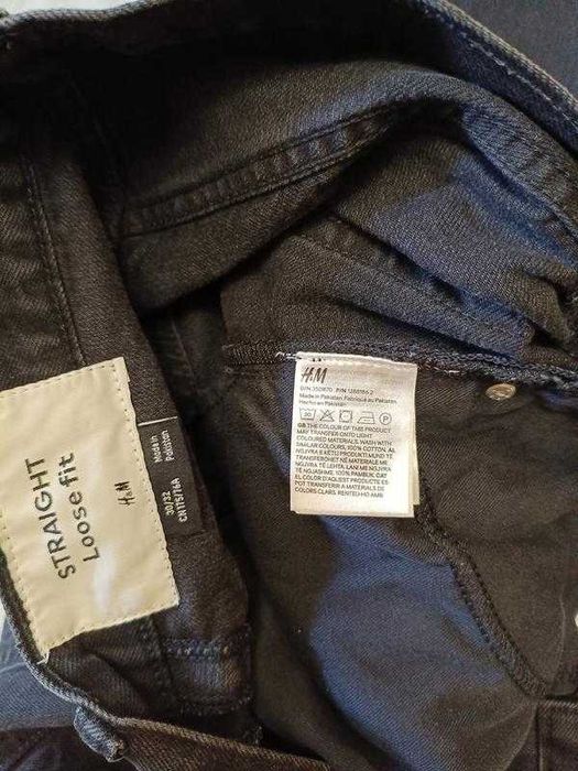 Джинси чоловічі H&M Straight (Loose Fit) W30